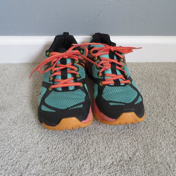 Merrell mqm flex womens hiking shoes size 8 blue/pink/orange mulitcolor #J12336 - Picture 3 of 10